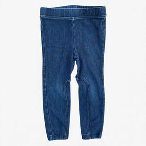 Crewcuts Blue Denim Leggings Kids Size 2 Stretch Pull On Casual Everyday